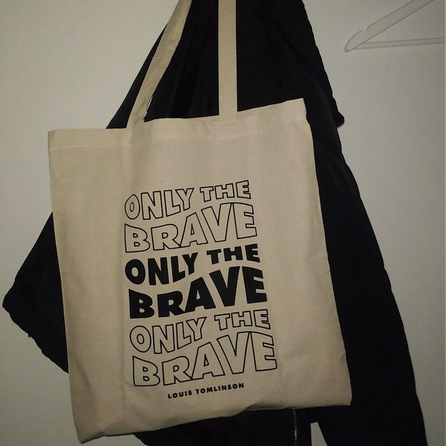 Only The Brave Louis Tomlinson tote bag - Trazzo Studio