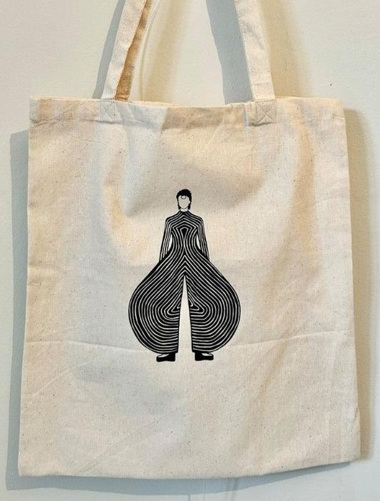 David Bowie Silueta Tote Bag - Trazzo Studio