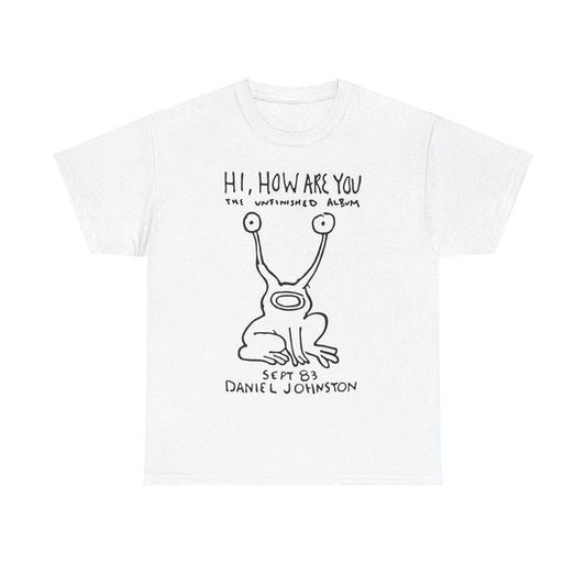 Camiseta Daniel Johnston 'Hi How Are You' – Diseño Exclusivo – 100% Algodón - Trazzo Studio