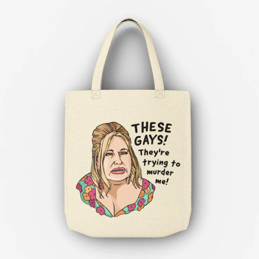 Tote Bag "These Gays Are Trying to Murder Me" – White Lotus