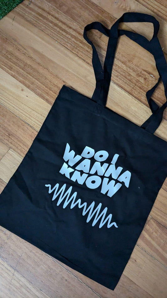 Do i Wanna Know Arctic Monkeys Tote Bag 100x100 algodon - Trazzo Studio