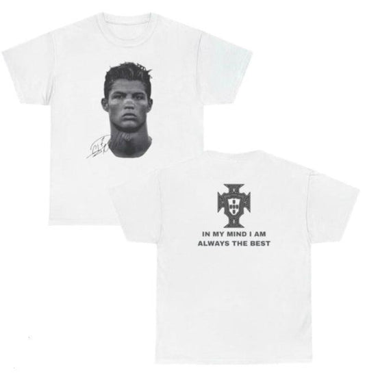 Camiseta Cristiano Ronaldo Portugal - Diseño Premium - Algodón 100% - Trazzo Studio