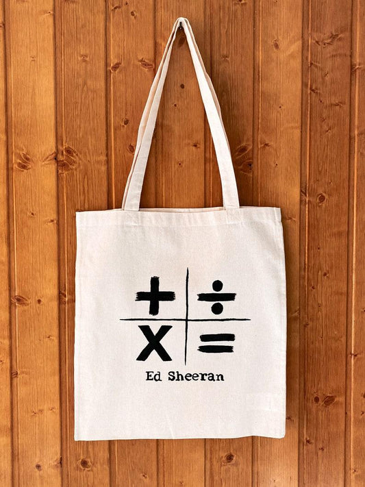 Ed Sheeran Mathemathics Tour Tote Bag - Trazzo Studio