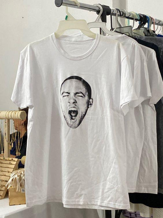 Camiseta Mac Miller con Estilo Vintage - Diseño Exclusivo - Algodón 100% - Trazzo Studio