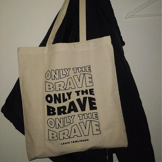 Only The Brave Louis Tomlinson tote bag - Trazzo Studio