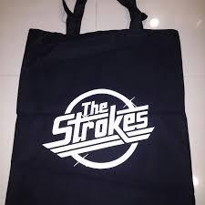 The Strokes Tote Bag 100x100 algodon - Trazzo Studio