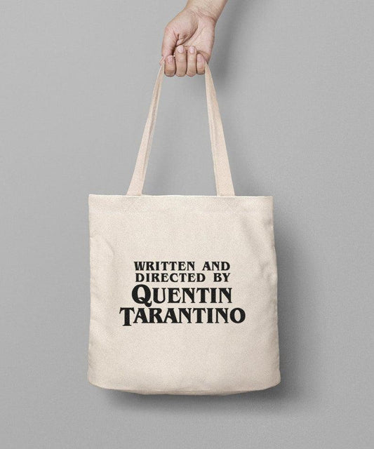Written and Directed by Quentin Tarantino Tote Bag - Trazzo Studio