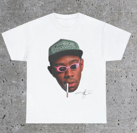 Camiseta Tyler, The Creator - Face Print - 100% Algodón - Trazzo Studio